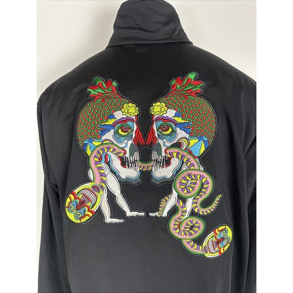 Adidas X Keiichi Tanaami Collaboration Track Suit Jacket Black Zip Approx SZ XL - Picture 3 of 10